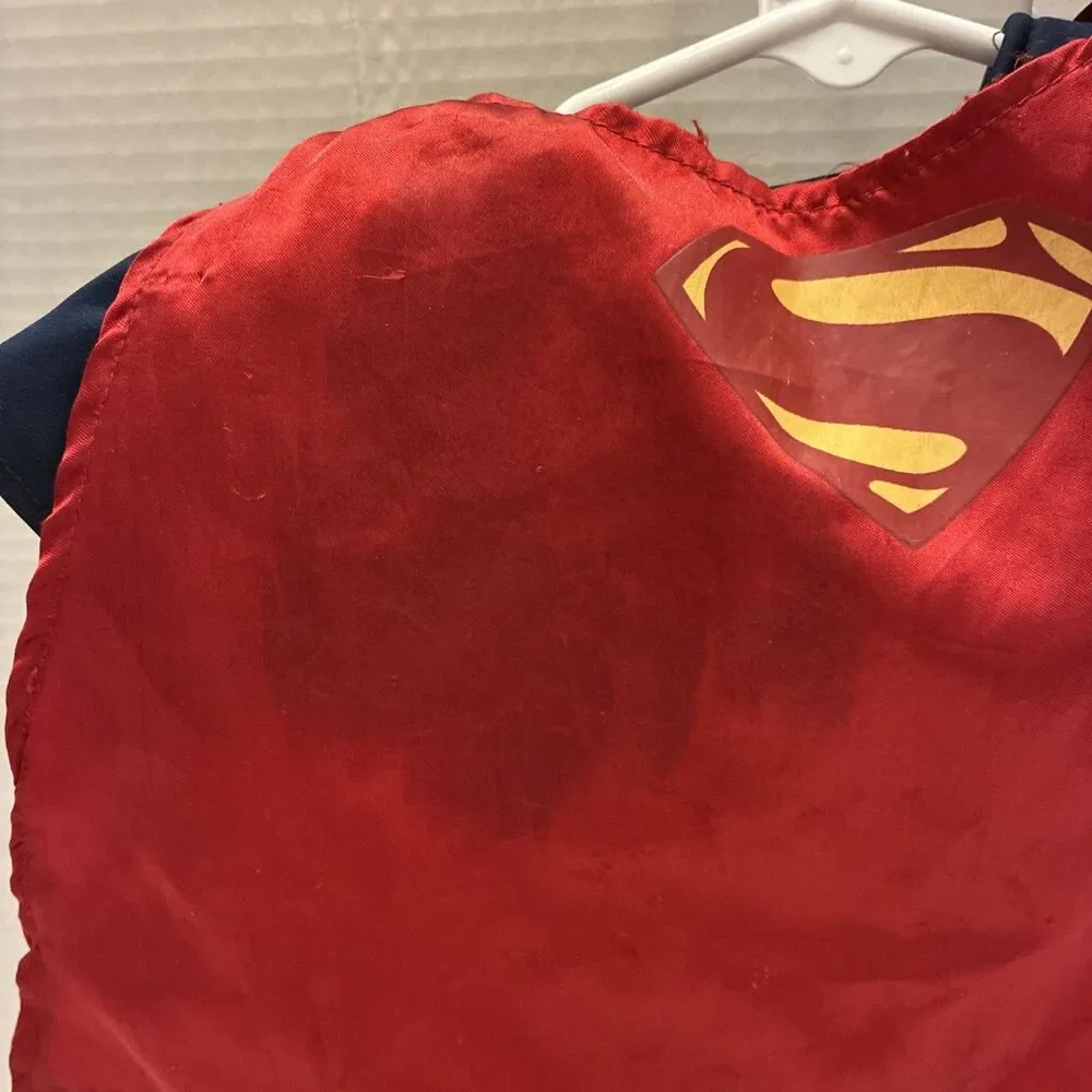 Build-A-Bear Superman Man of Steel Costume Suit & Cape DC Comics Logo Outfit BAB